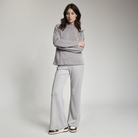 LA ADE WOMAN TURTLE NECK SWEATSHIRT