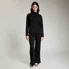 LA ADE WOMAN TURTLE NECK SWEATSHIRT