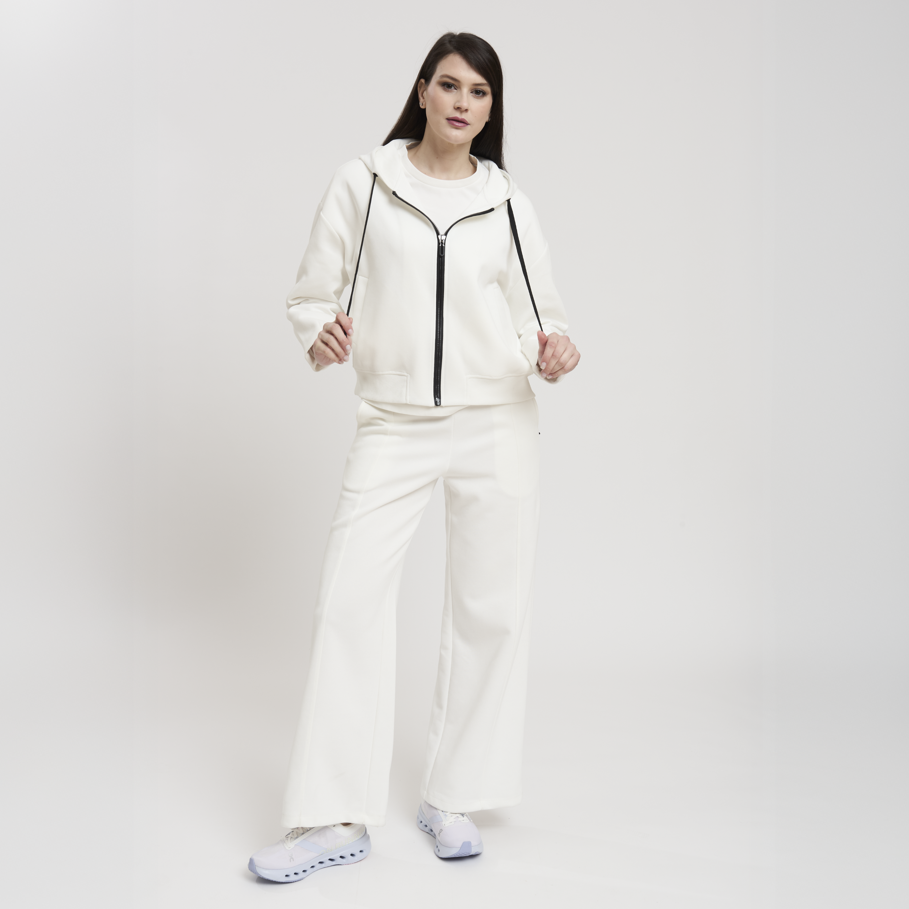 LALLA WOMAN FULL ZIP HOODY SWEATSHIRT