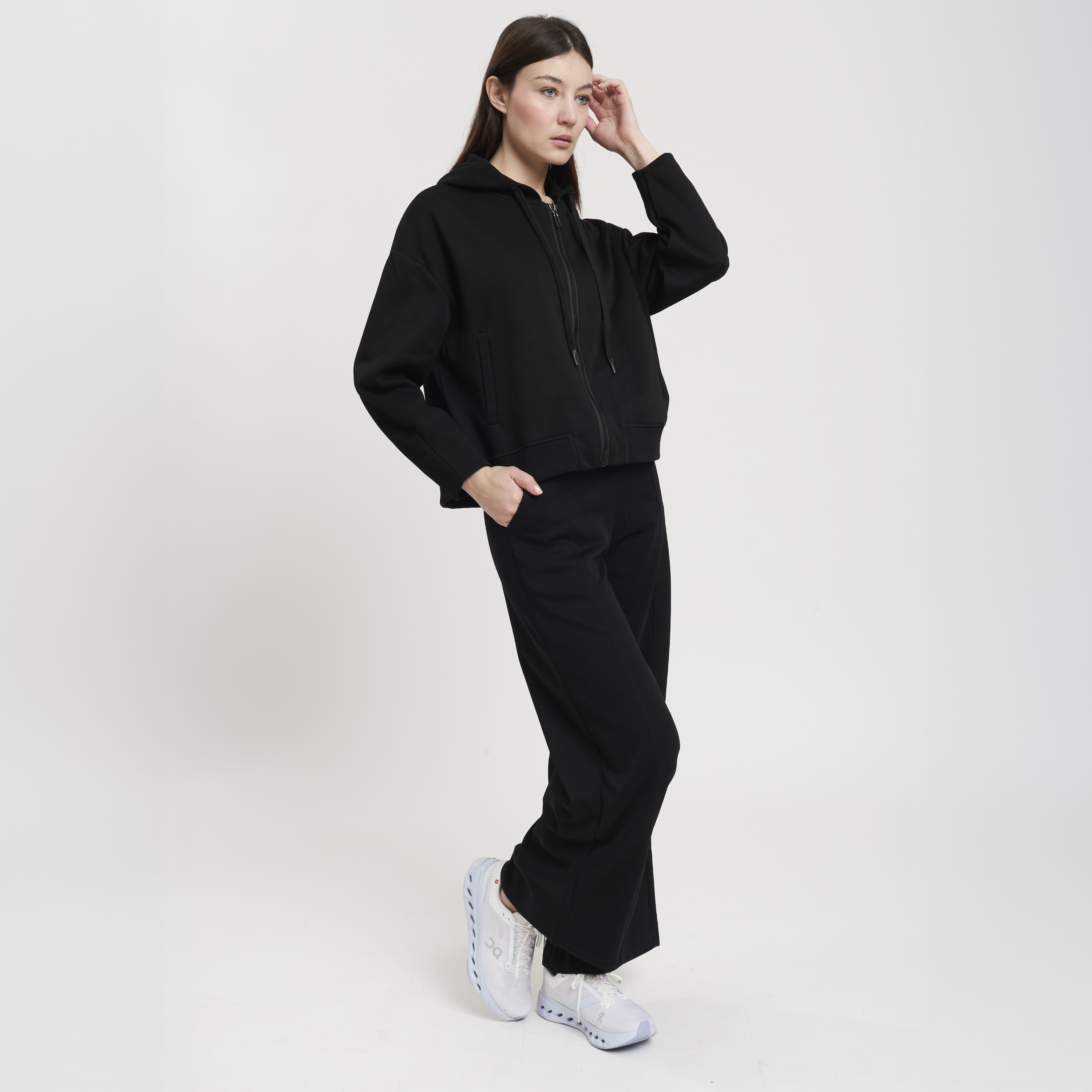 LALLA WOMAN FULL ZIP HOODY SWEATSHIRT