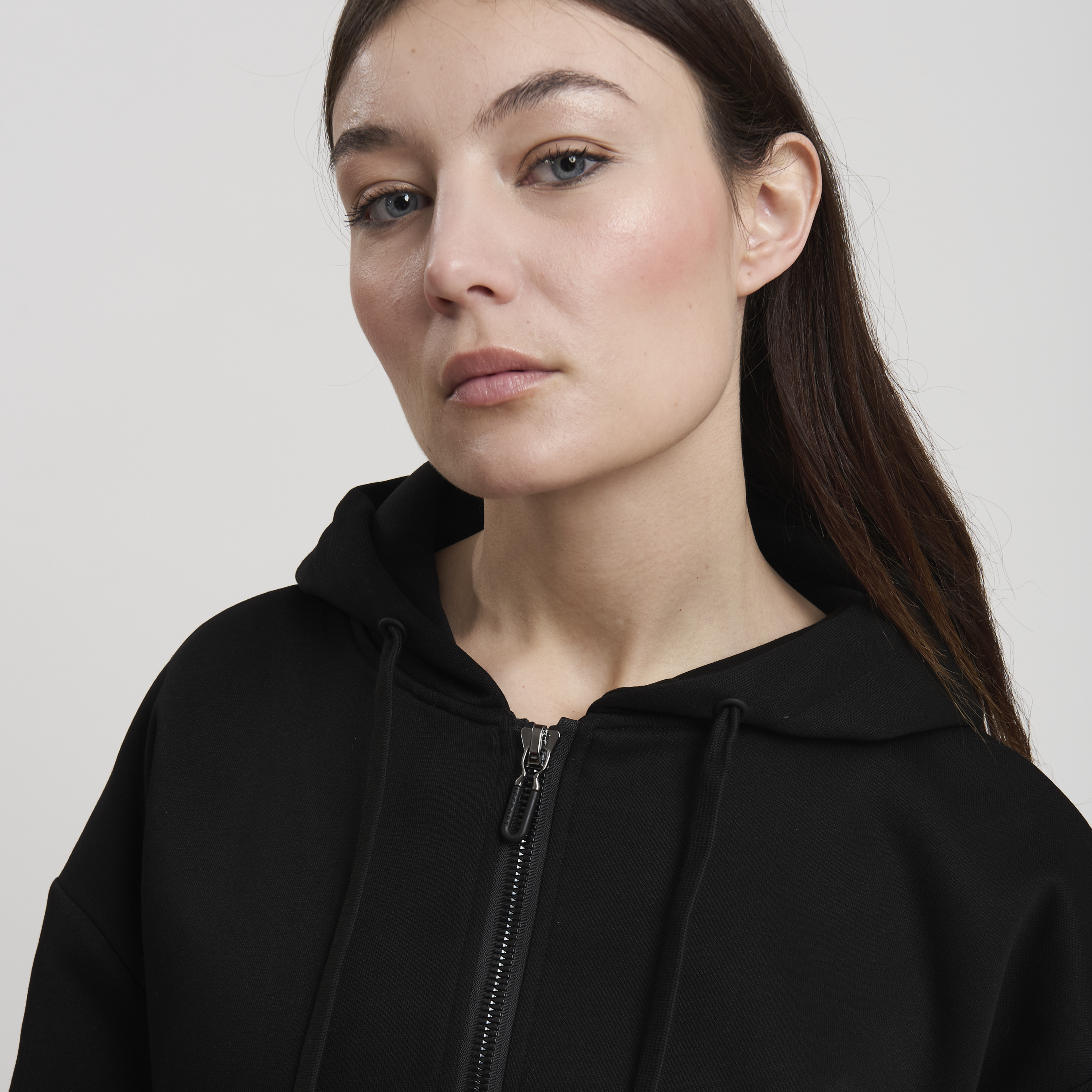 LALLA WOMAN FULL ZIP HOODY SWEATSHIRT