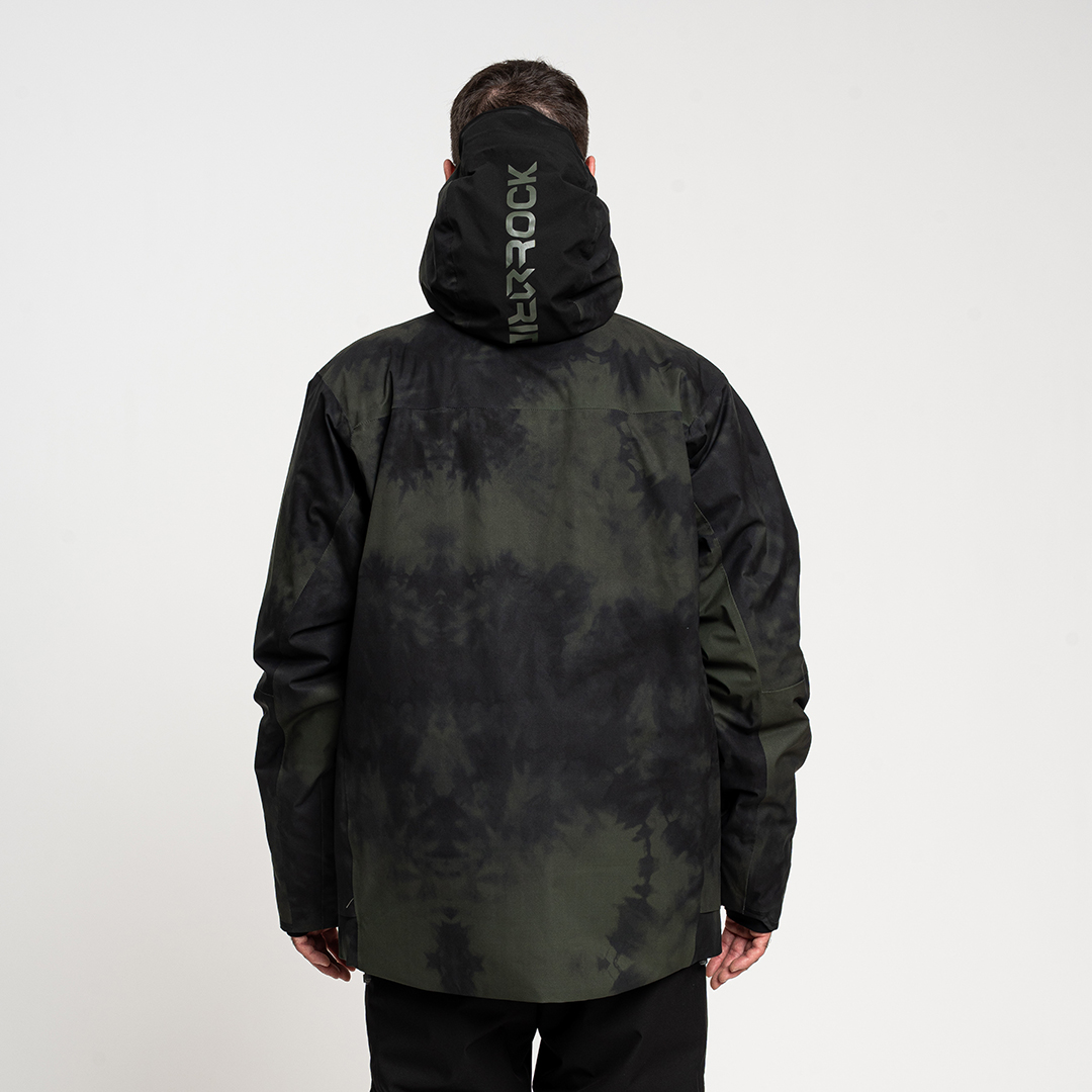Rock Experience Silverstar Tie Dye padded giacca uomo