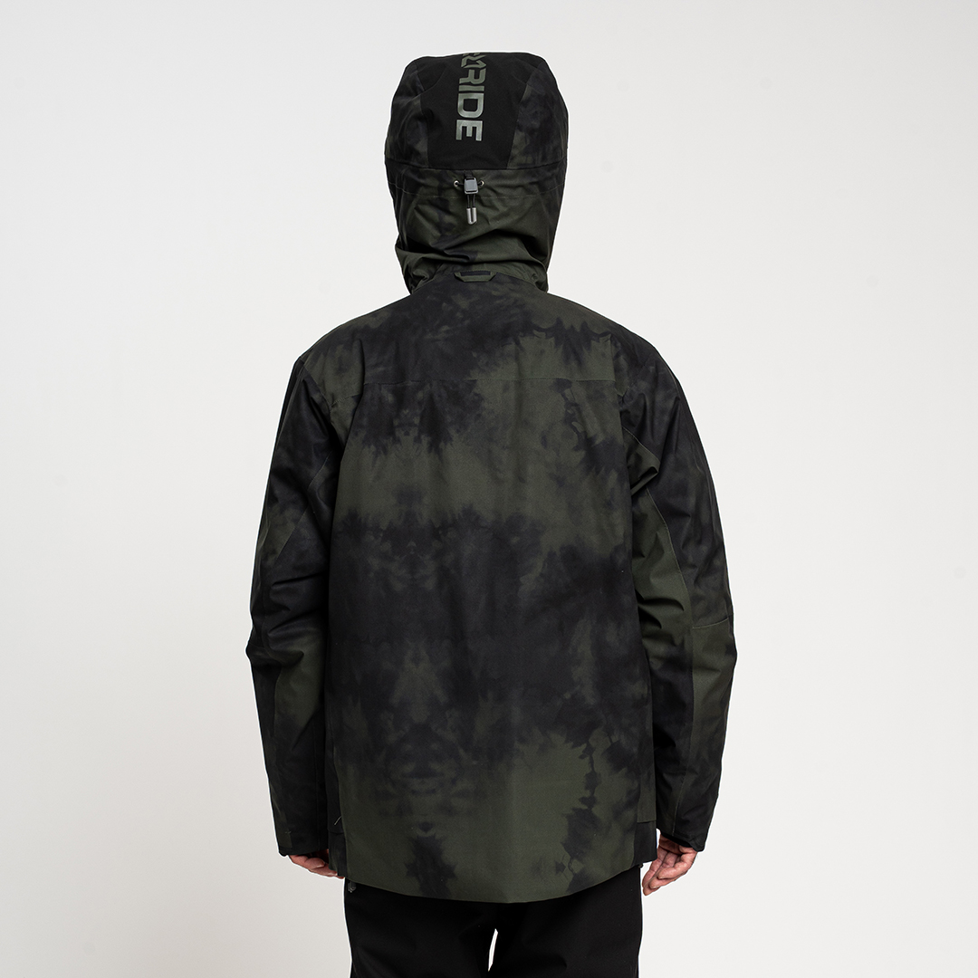 Rock Experience Silverstar Tie Dye padded giacca uomo