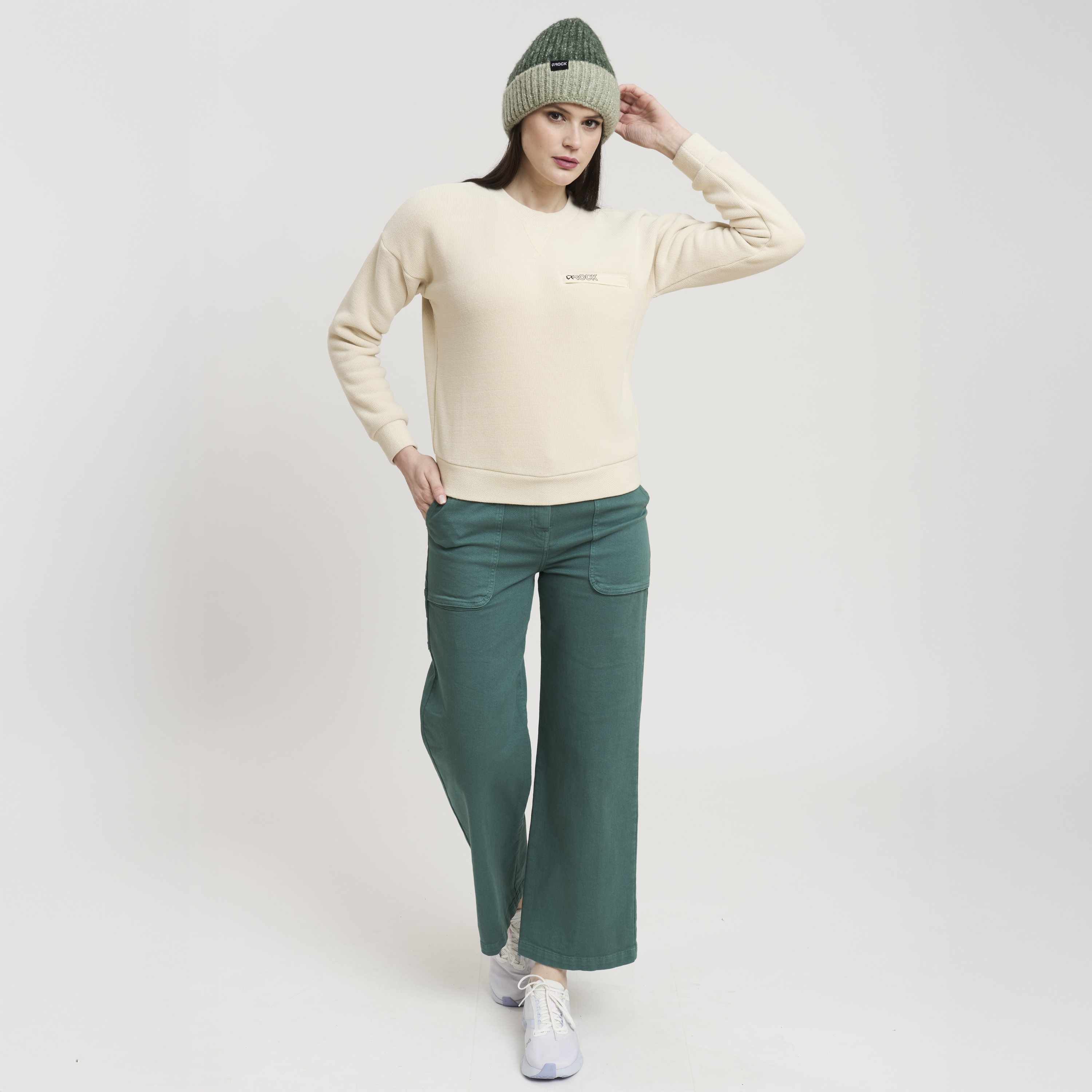 EMBER CORD CREW NECK WOMAN FLEECE