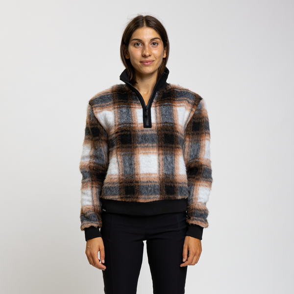 Fleece tecnico donna BLOOM MOCK NECK
