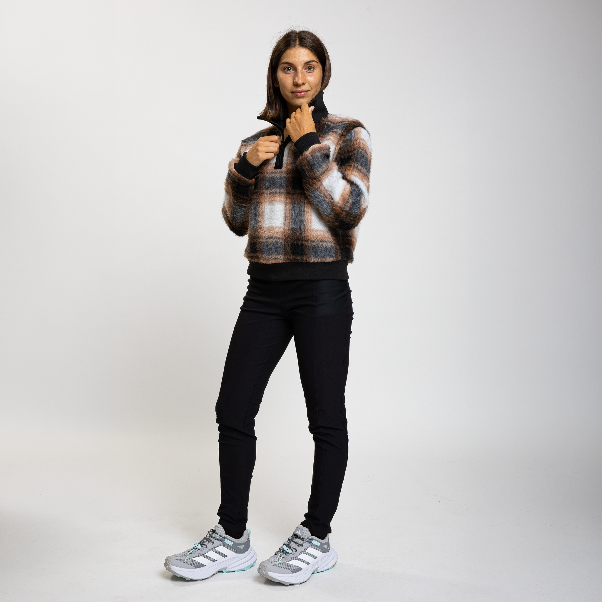 Fleece tecnico donna BLOOM MOCK NECK