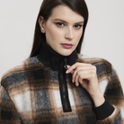 BLOOM MOCK NECK WOMAN FLEECE