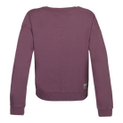 Spaghetti Boulder Font Crew Neck felpa donna