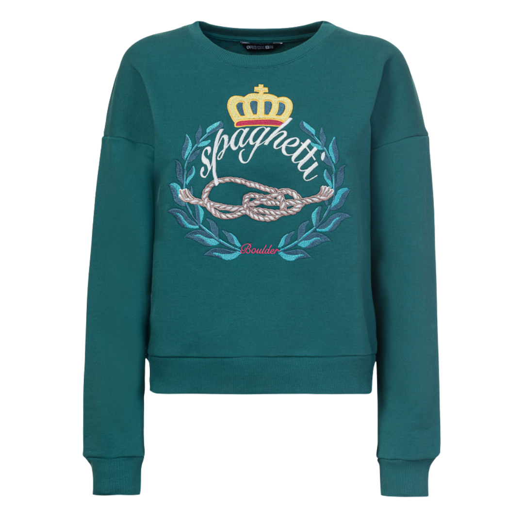 Spaghetti boulder Felpa donna PABLO'S